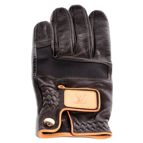 lv golf glove|louis vuitton leather gloves.